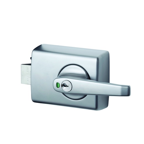 Lockwood 001-1L1SP 001 with Lever Timber Frame Strike  Satin Chrome Pearl
