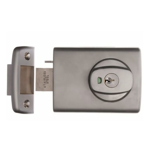 Lockwood 001-4K1SP 001 with Knob Open Out Strike  Satin Chrome Pearl