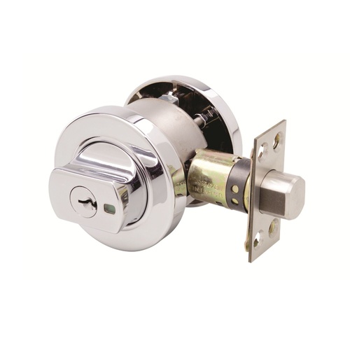 Lockwood 005/B1CPDP Paradigm Deadbolt Round Rose Universal Pack Chrome Plate