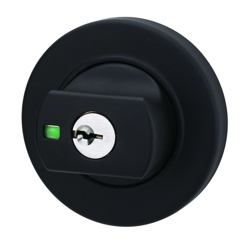 Lockwood 005/B1MBKDP Paradigm Deadbolt Round Rose Universal Pack Matt Black