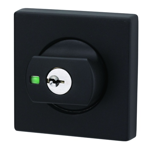 Lockwood 005/B2MBKDP Paradigm Deadbolt Square Rose Universal Pack Matt Black