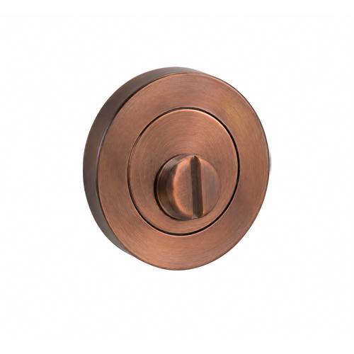 Lockwood 1228/INAC Symphony 1220 Series Emergency Turn Escutcheon - Surface Fix Antique Copper