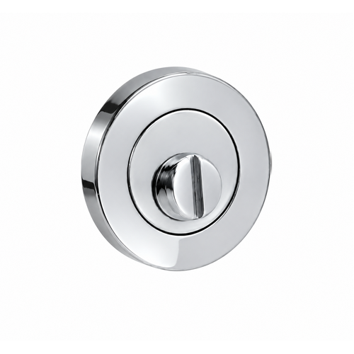 Lockwood 1228/INCP Symphony 1220 Series Emergency Turn Escutcheon - Surface Fix Chrome Plate