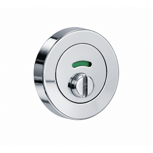 Lockwood 1228/IPCP Symphony 1220 Series Priv Ind Emerg Turn Escutcheon - Surface Fix Chrome Plate