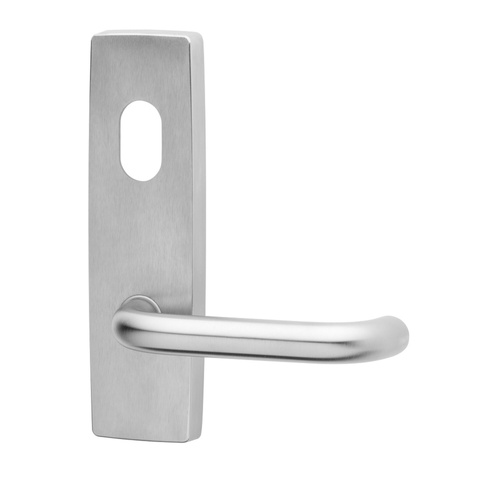 Lockwood 1801/70SC 1801 Square End Plate with Cylinder Hole & 70 Lever Satin Chrome