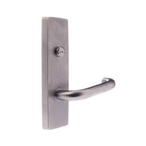 Lockwood 1803/70SC 1803 Square End Plate with Emergency Turn & 70 Lever Satin Chrome
