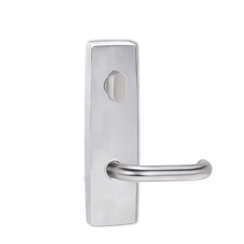 Lockwood 1804/70SC 1804 Square End Plate with Turn & 70 Lever Satin Chrome