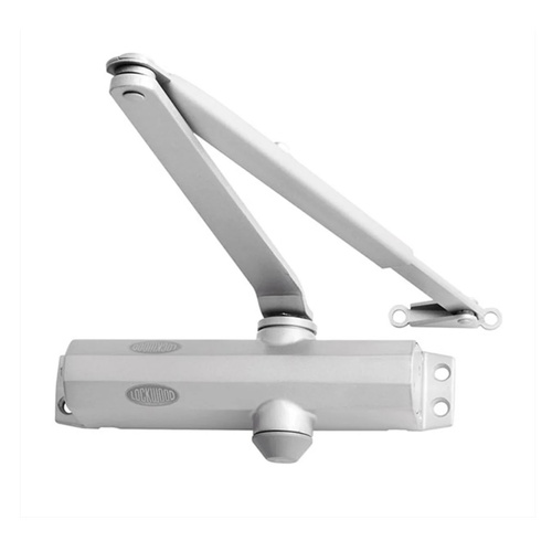 Lockwood 2024SIL 2024 Series Closer Non Backcheck with Parallel Arm Bracket Silver