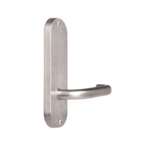 Lockwood 2905/70SC 2905 Round End Plate with 70 Lever Satin Chrome