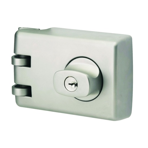 Lockwood 355-NSP 355 Deadlock  Satin Chrome Pearl
