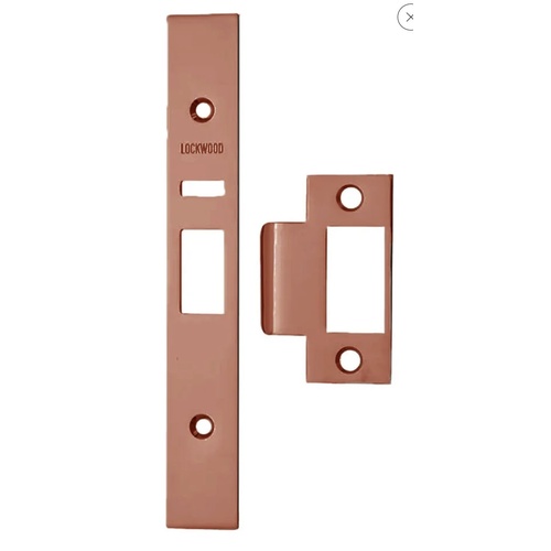 Lockwood 3570-ACKIT 3570 Series Finish Kit - Strike, Face Plate & Screws Antique Copper