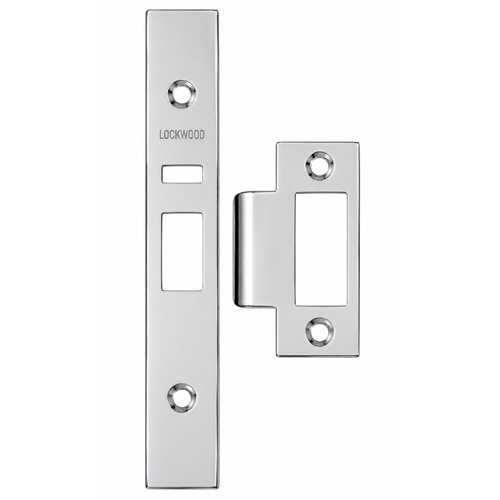 Lockwood 3570-CPKIT 3570 Series Finish Kit - Strike, Face Plate & Screws Chrome Plate
