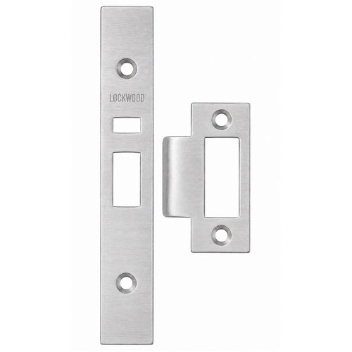 Lockwood 3570-SCKIT 3570 Series Finish Kit - Strike, Face Plate & Screws Satin Chrome