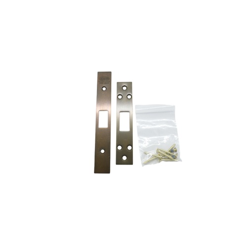Lockwood 3571-ORBKIT 3571 Series Finish Kit - Strike, Face Plate & Screws Oil Rubbed Bronze