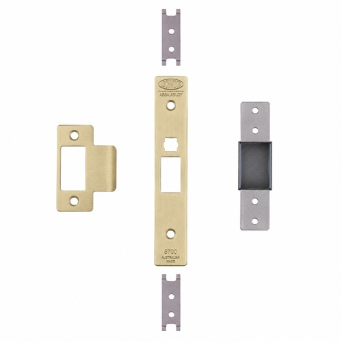 Lockwood 3772-AFKITBU 3772 Aluminium Door Fixing Conversion Kit Satin Brass Unlacquered