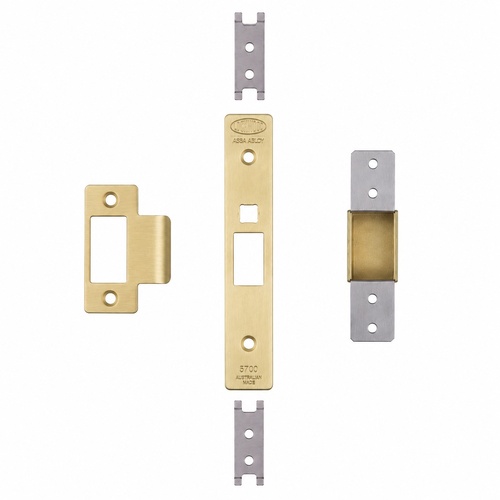 Lockwood 3772-AFKITSB 3772 Aluminium Door Fixing Conversion Kit Satin Brass