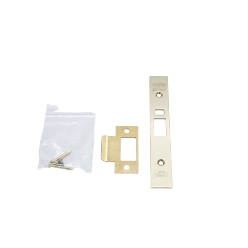 Lockwood 3772-FINKITSBU 3772 Finish Conversion-Strike, Face Plate & Screw Kit Satin Brass Unlacquered