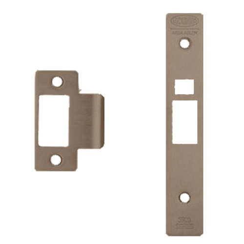 Lockwood 3772-FINKITSS 3772 Finish Conversion-Strike, Face Plate & Screw Kit Satin Stainless