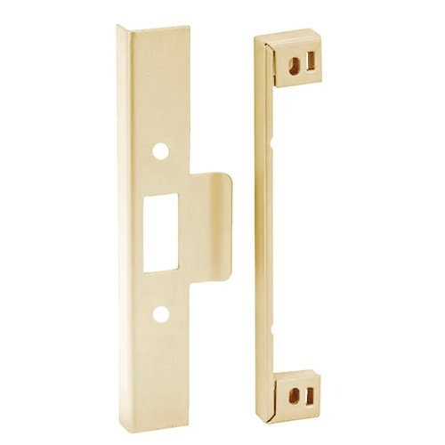 Lockwood 3772-RK32SB 3772 Series Rebate Kit- 32mm Lip Strike Satin Brass