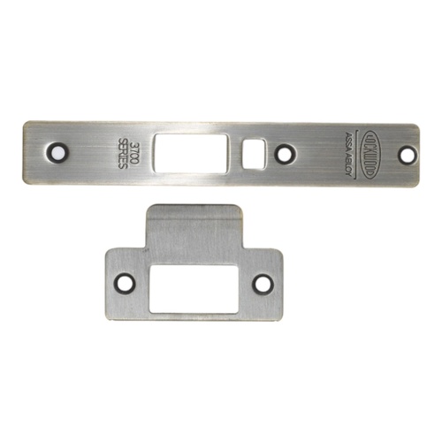 Lockwood 3782-FINKITAG 3782 Finish Conversion-Strike, Face Plate & Screw Kit Does Not Suit 4782 Aged Brass