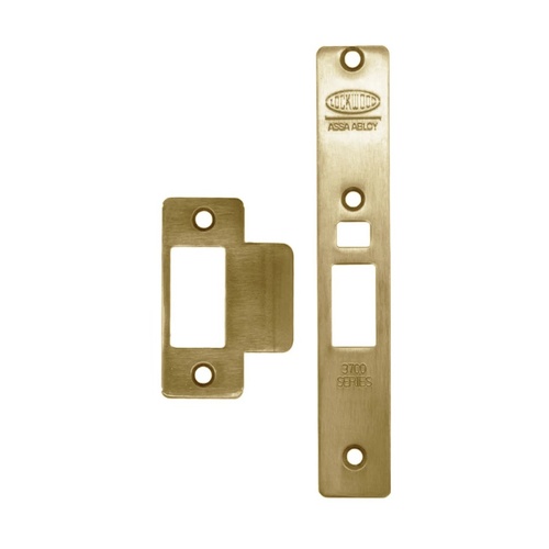 Lockwood 3782-FINKITSB 3782 Finish Conversion-Strike, Face Plate & Screw Kit Does Not Suit 4782 Satin Brass