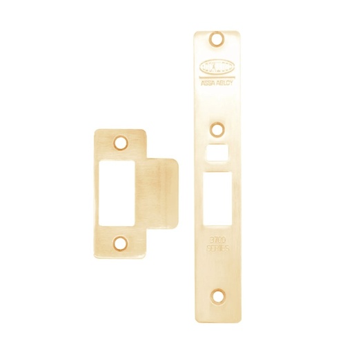 Lockwood 3782-FINKITSBU 3782 Finish Conversion-Strike, Face Plate & Screw Kit Does Not Suit 4782 Satin Brass Unlacquered
