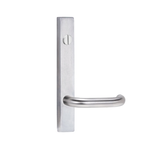 Lockwood 4803/70SC 4803 Square End Plate with Emergency Turn & 70 Lever Satin Chrome