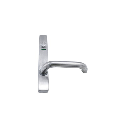 Lockwood 4814/70SC 4814 Square End Plate with Privacy Indicating Emergency Turn & 70 Lever Satin Chrome