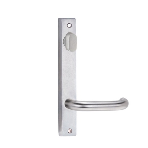 Lockwood 4904/70SC 4904 Square End Plate with Turn & 70 Lever Satin Chrome