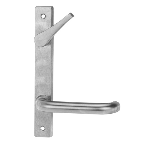 Lockwood 4939/70SC 4939 Square End Plate with Accessible Turn & 70 Lever Satin Chrome