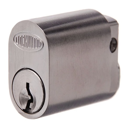 Lockwood 570-2SC Lockwood C4 570 Australian Oval Cylinder with X Cam 5KD Satin Chrome
