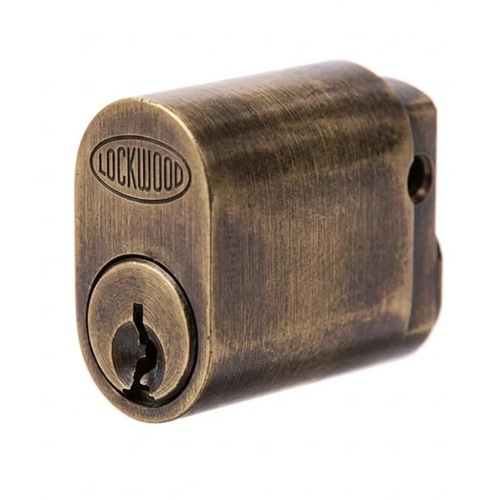 Lockwood 570E/AG Lockwood C4 570E Extendable Base Cylinder with U Cam 5KD Aged Brass