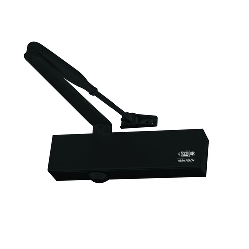 Lockwood 724BLK 724 Series Size 2-4 Closer Adjustable Backcheck Black