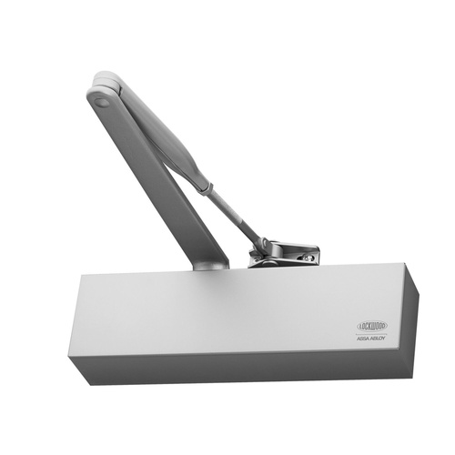 Lockwood 7714DASIL 7714 Da Size 1-4 P/A DC Formed Cover Closer Adjustable Backcheck Silver