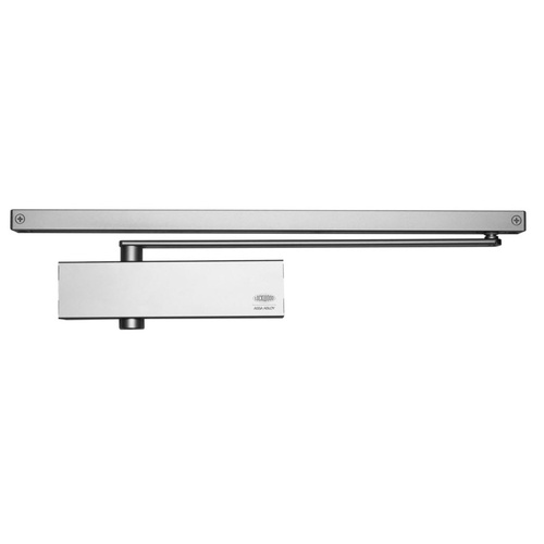 Lockwood 7726SRDASIL 7726 Series Size 2-6 Slide Rail Door Closer Backcheck Delayed Action Silver
