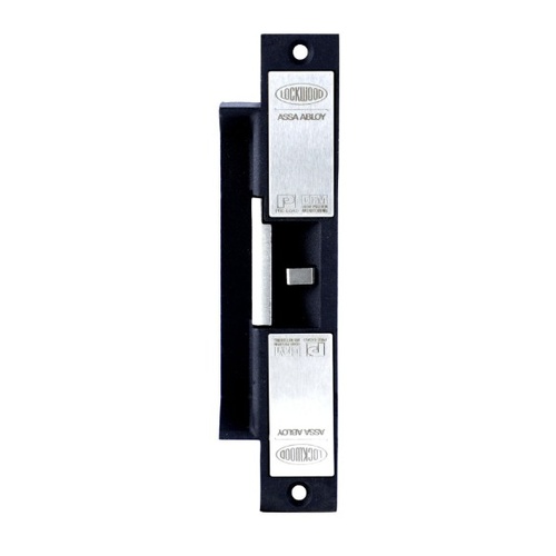 Lockwood ES9100 ES9100 Electric Strike, 12-30VDC, Preload, Monitored, Door Position Monitoring Black