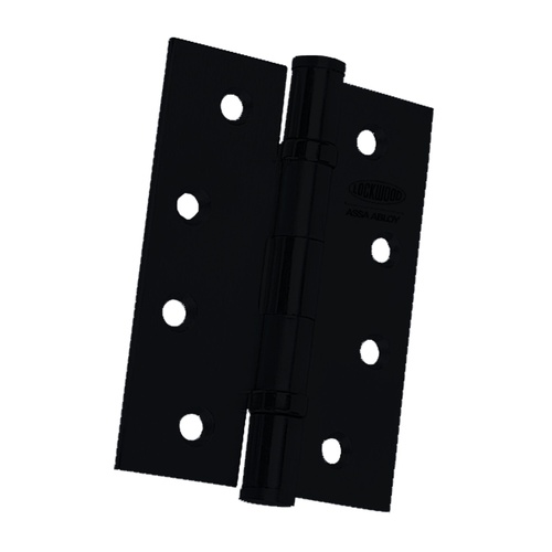 Lockwood LW10075BBMBK Ball Bearing Hinge 100mm x 75mm x 2.5mm Matt Black