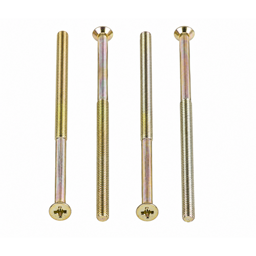 Lockwood SP1800-608PBP Furniture Mount Screw M4X120 Pk=10 Polished Brass