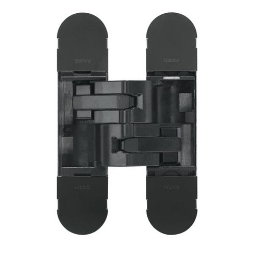 CEAM BAC1230SBL 3D Adjustable Concealed Door Hinge Wide Throw - Model 1230 - Black
