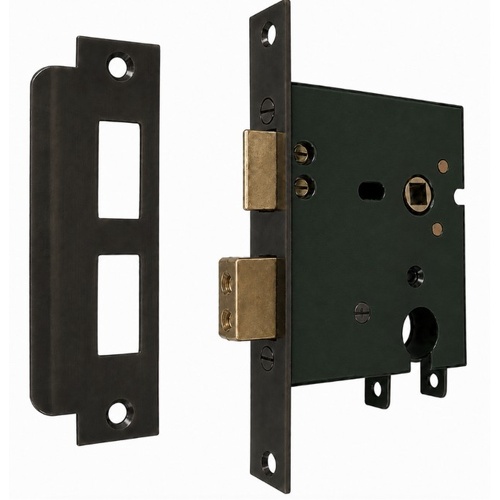 Jacksons JMC46AB Cylinder Mortice Lock Plain Antique Bronze