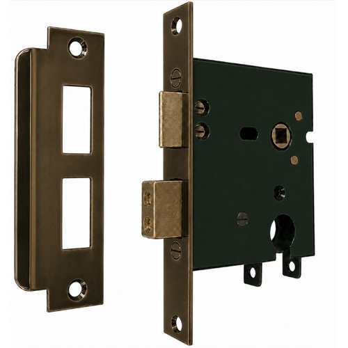 Jacksons JMC46FB Cylinder Mortice Lock Plain Florentine Bronze