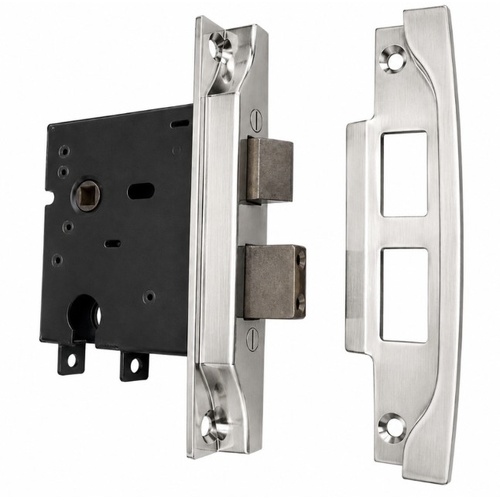 Jacksons JMC46RNP Cylinder Mortice Lock Rebated Nickel Plate