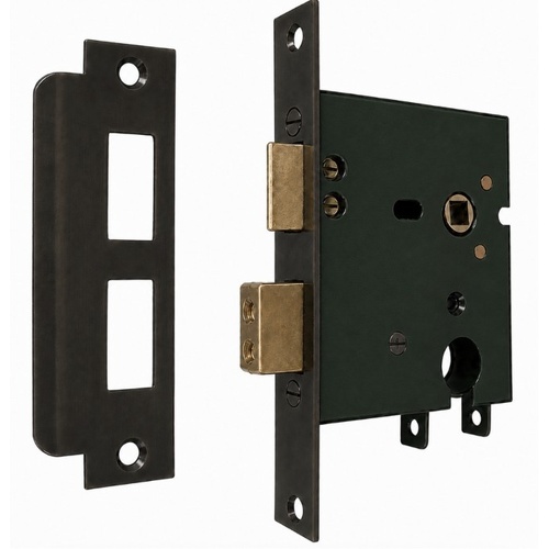 Jacksons JMC60AB Cylinder Mortice Lock Plain Antique Bronze