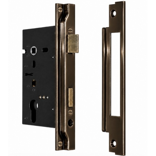 Jacksons JMCL46RFB Cylinder Mortice Long Body, Rebated Florentine Bronze