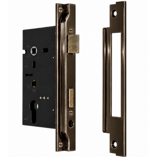 Jacksons JMCL60RFB Cylinder Mortice Long Body, Rebated Florentine Bronze