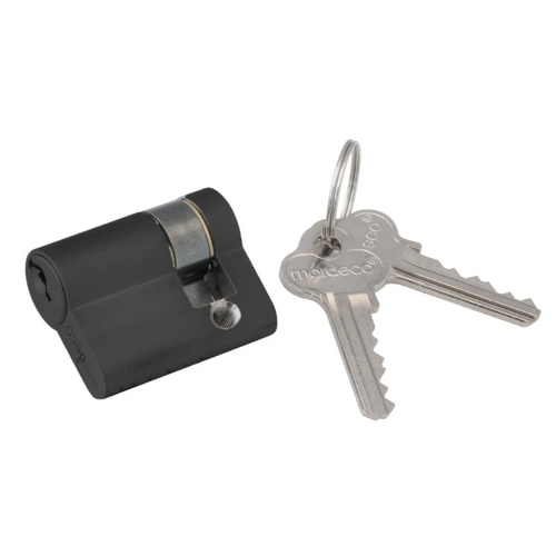 Mardeco MPF-8500-38-MB M Series Euro Cylinder 27mm Long - 4 Pin - C4 - to Suit 35-36mm Door Thickness Matt Black