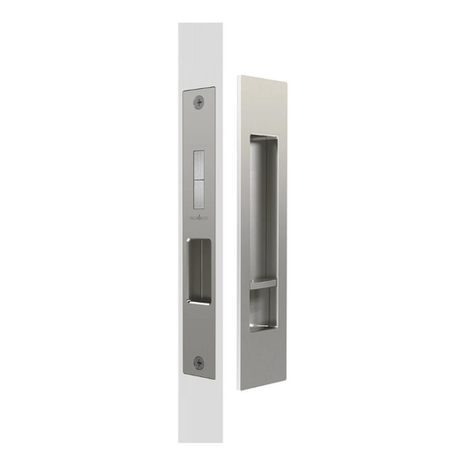 Mardeco MSC-8004-SET-BN M Series Privacy Flush Pull Set 50-55mm Backset Brushed Nickel