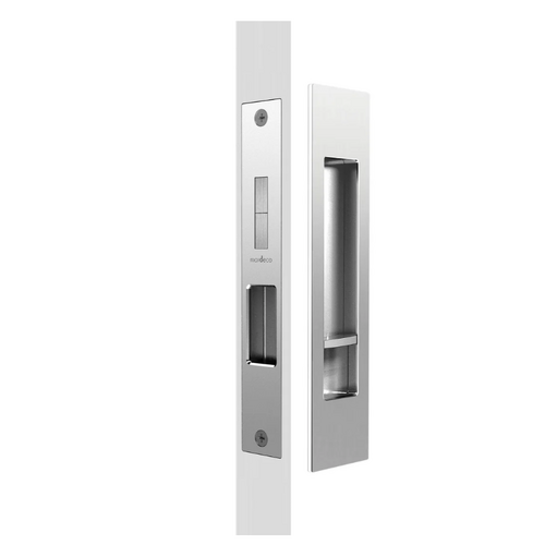 Mardeco MSC-8004-SET-CP M Series Privacy Flush Pull Set 50-55mm Backset Chrome Plate