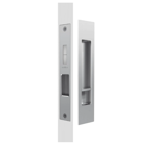 Mardeco MSC-8004-SET-SC M Series Privacy Flush Pull Set 50-55mm Backset Satin Chrome