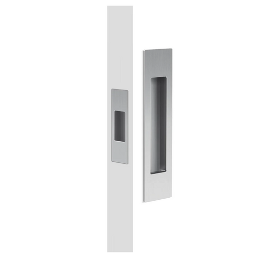 Mardeco MSC-8008-SET-BSC M Series Passage Flush Pull Set Brushed Satin Chrome